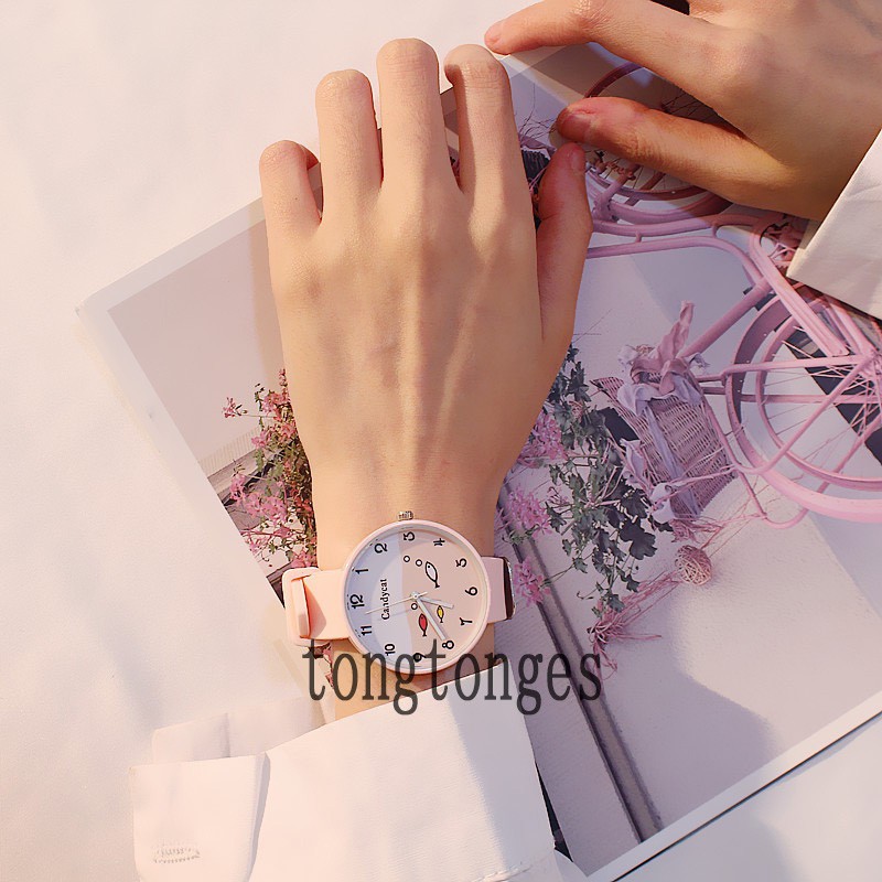 ✅[COD] Jam Tangan Wanita Korean Gaya Simple Fashion Watch W87