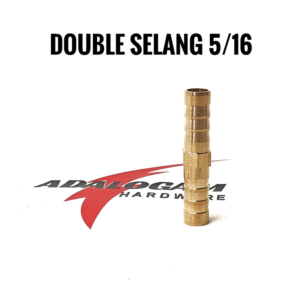 Dobel Double Selang 5/16 Inch Full Brass