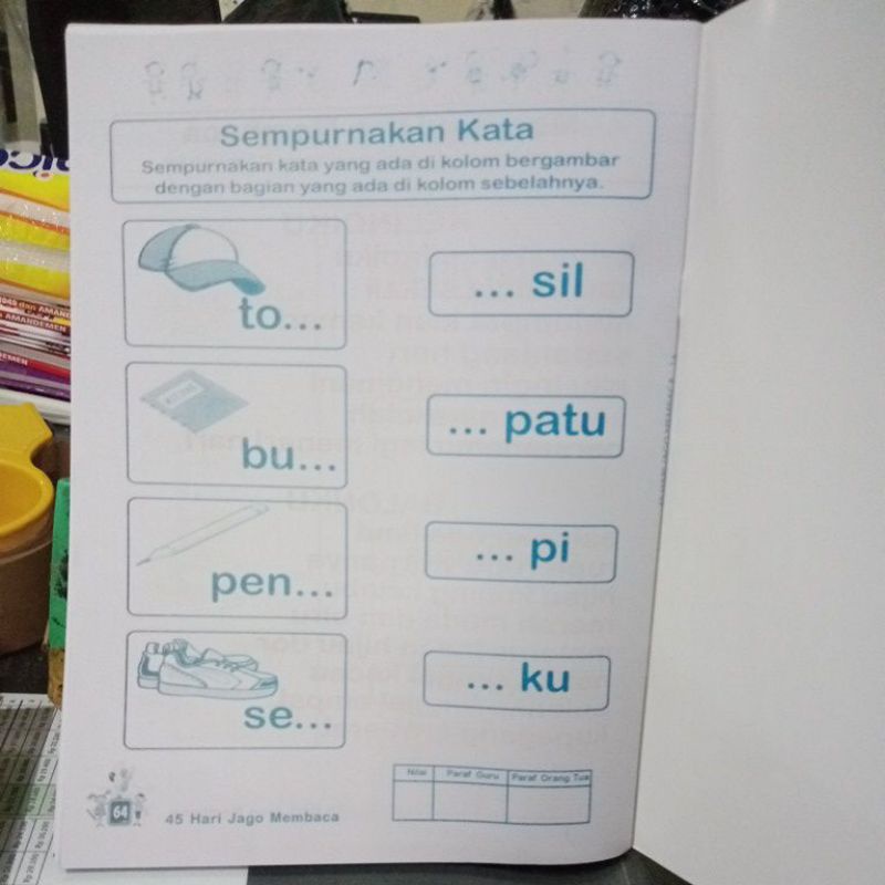 Buku 45 Hari Metode Kilat Jago Membaca (21×29cm)