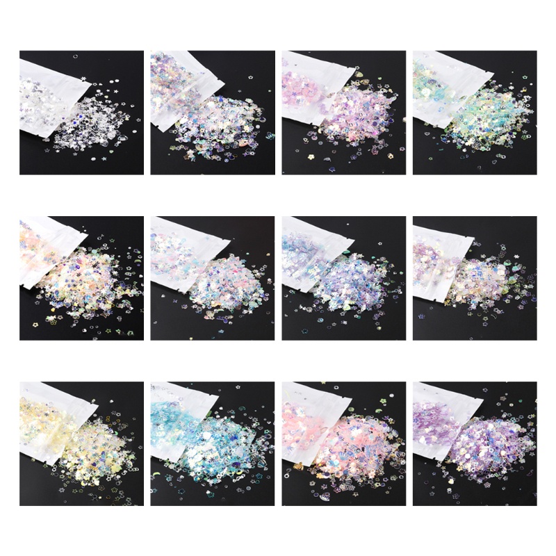 SIY  Resin Mold Filling Filler DIY Nail Art Stickers Decoration Mixed Glitter Sequins