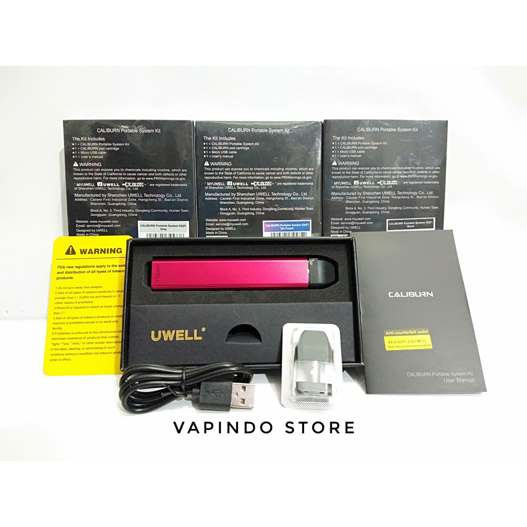 CALIBURN POD BY UWELL POD SYSTEM AUTHENTIC PODS VAPE VAPOR