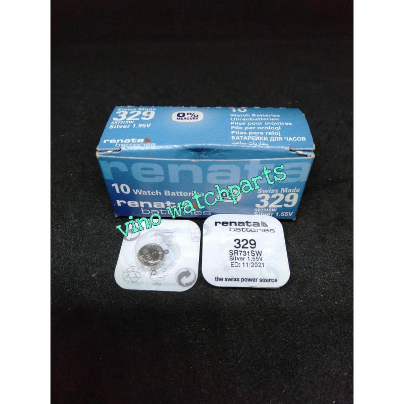 Baterai Renata SR731SW / 329 Baterai Jam Tangan Renata Original, Baterai 329 Renata
