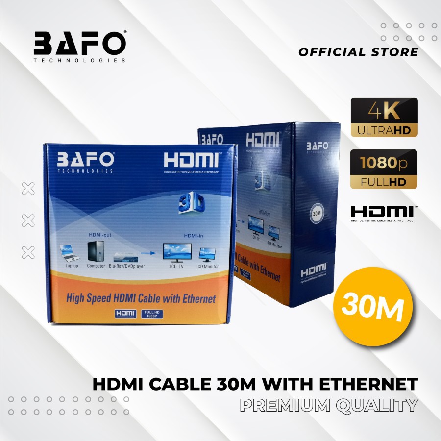 Kabel HDMI 30 Meter BAFO