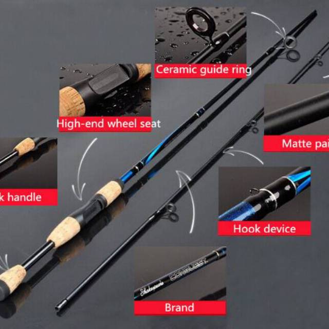 JORAN PANCING SPINNING BAIT CASTING CONQUEST 180CM 6-12LB