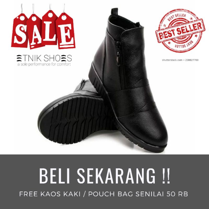 Sepatu Boots Wanita Boot kerja Wanita Alina by etnikshoes