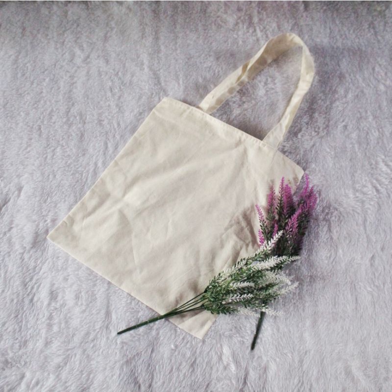 TOTEBAG BLACU PUTIH POLOS