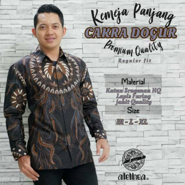 CAKRA DOGUR.Kemeja Batik Pria Modern