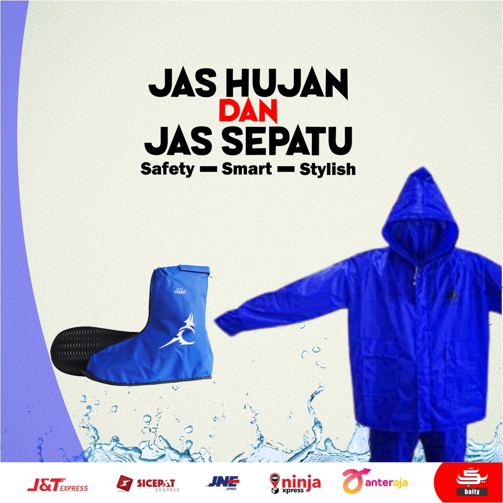 Jas Hujan Stelan / Jas Hujan Parasit / Jas Hujan Celana Baju