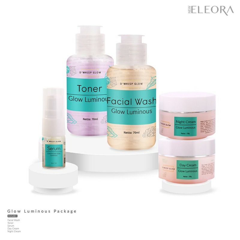 CREAM /KRIM ELEORA GLOW LUMINIOUS TERLARIS !!!