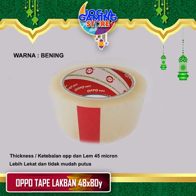 

OPPO OPP TAPE WHITISH 48x80y - PROMO LAKBAN BENING MURAH
