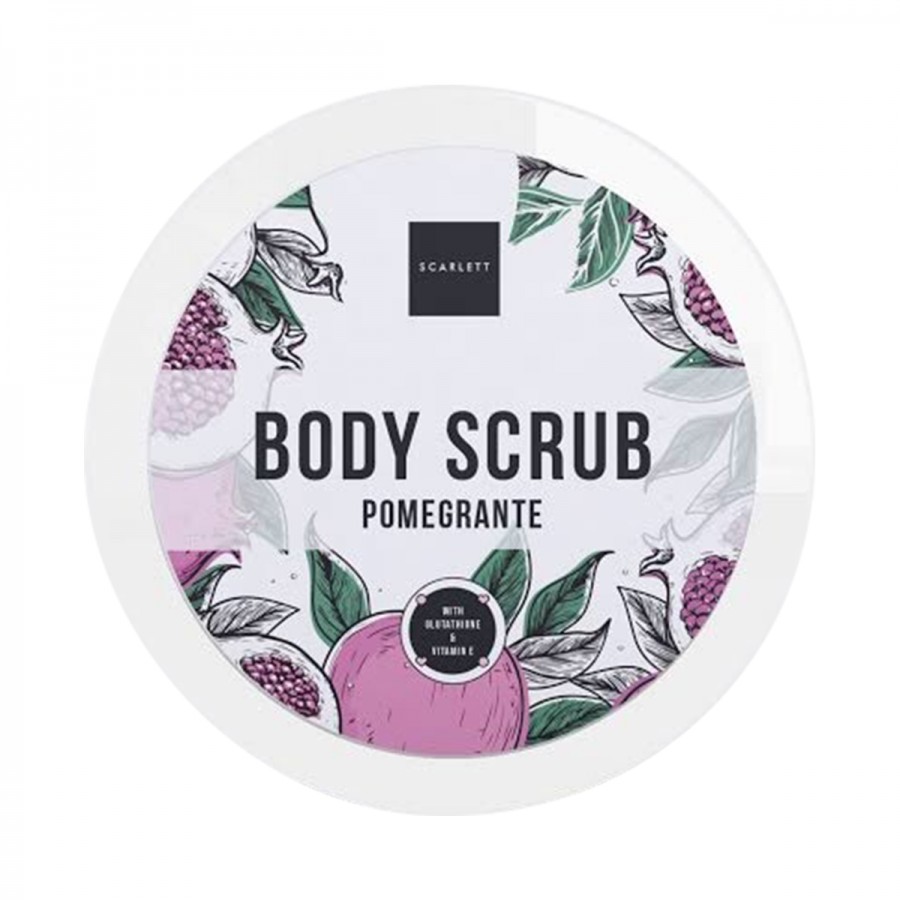 SCARLETT BODY SCRUB POMEGRANTE