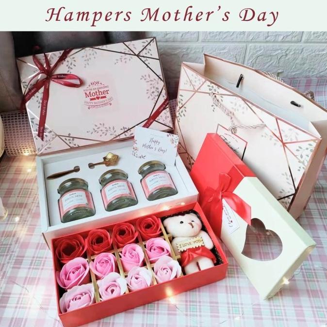 

HAMPERS REALFOOD MOTHERS DAY / KADO HARI IBU + BUNGA KOTAK HMD21 3JAR DSG54546WE