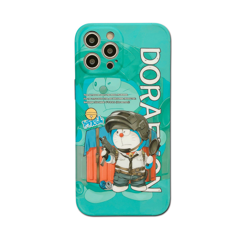 Soft Case Silikon Motif Doraemon Untuk Iphone 11 Pro Max Xs Max Xr 8 Plus 7 Plus 12 Pro Max