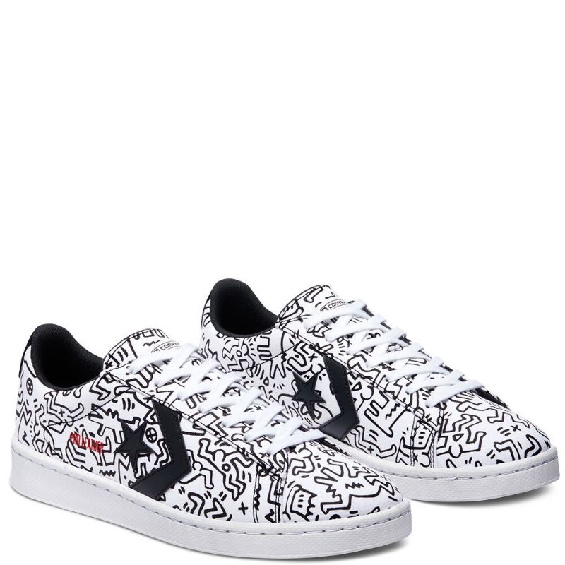 Converse x Keith Haring Pro Leather Low Top White/Black - Original