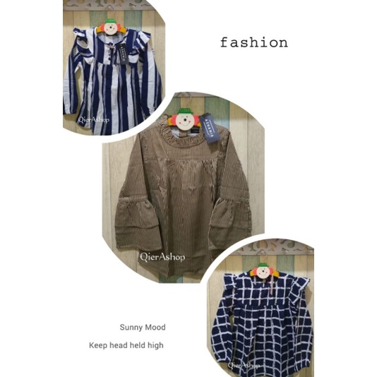 Atasan blouse anak perempuan azhania
