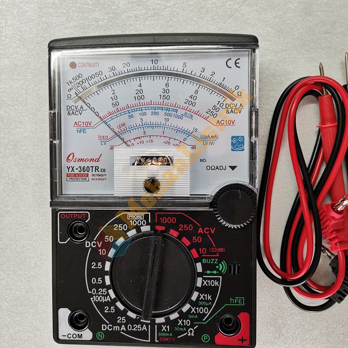 Multitester Multimeter Avo Buzzer