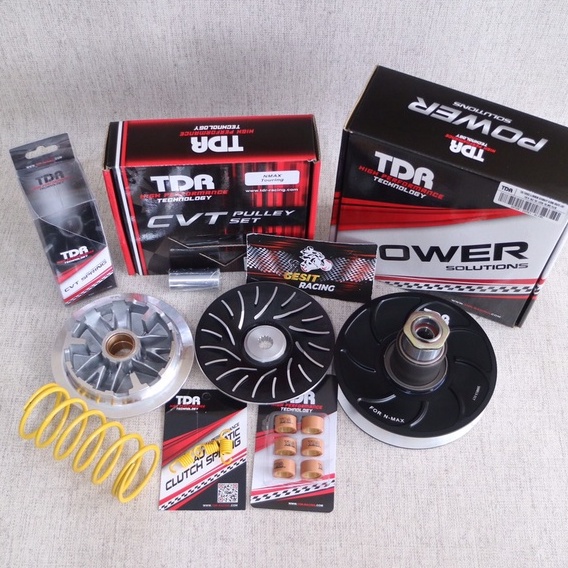 Paket CVT Upgrade NMAX 2020-NMAX-AEROX TDR Slidingsheave-Pulley-PerCvt