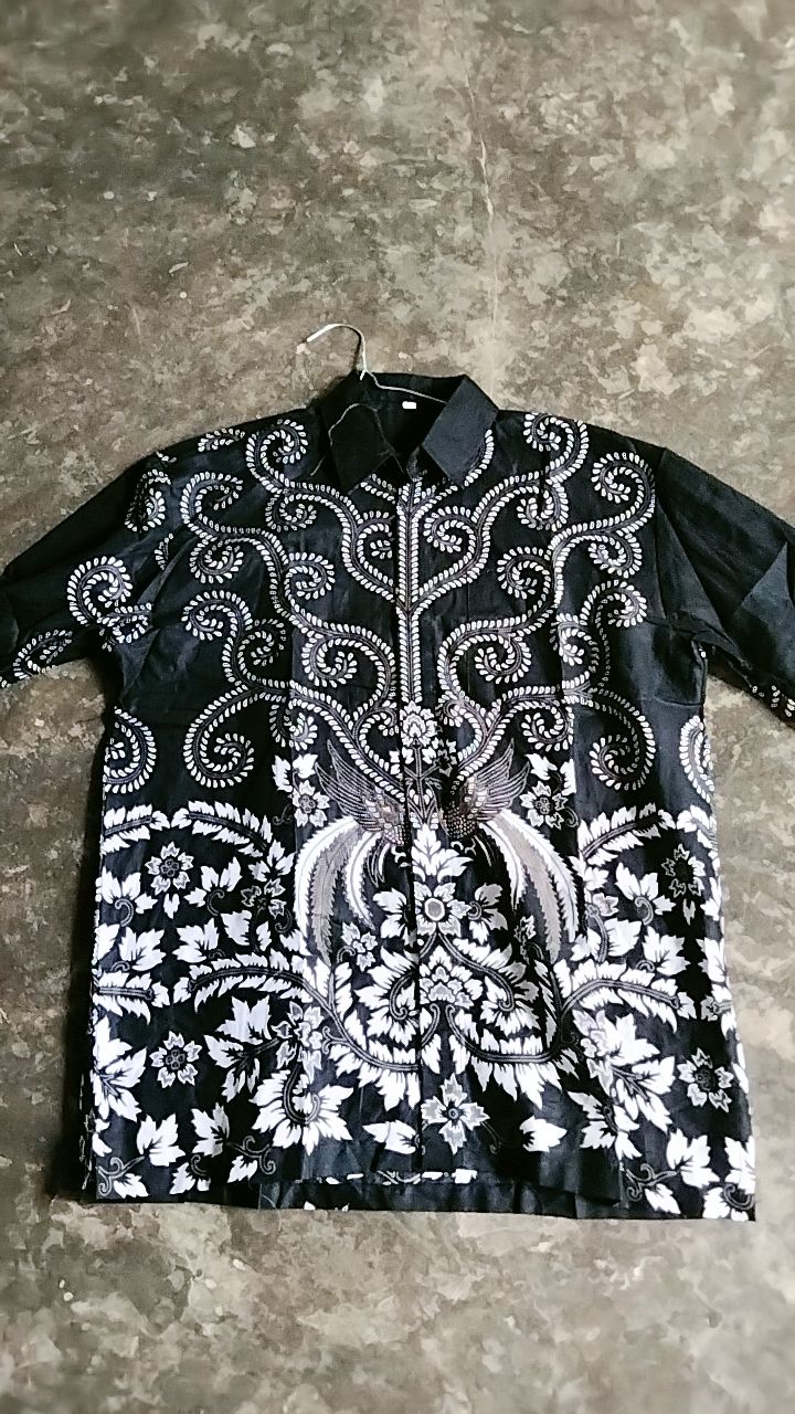 Size M L Xl Xxl Xxxl Bswart Batik Hrb026 Kenongo Hem Pendek Padi Pekalongan M L Xl Batik