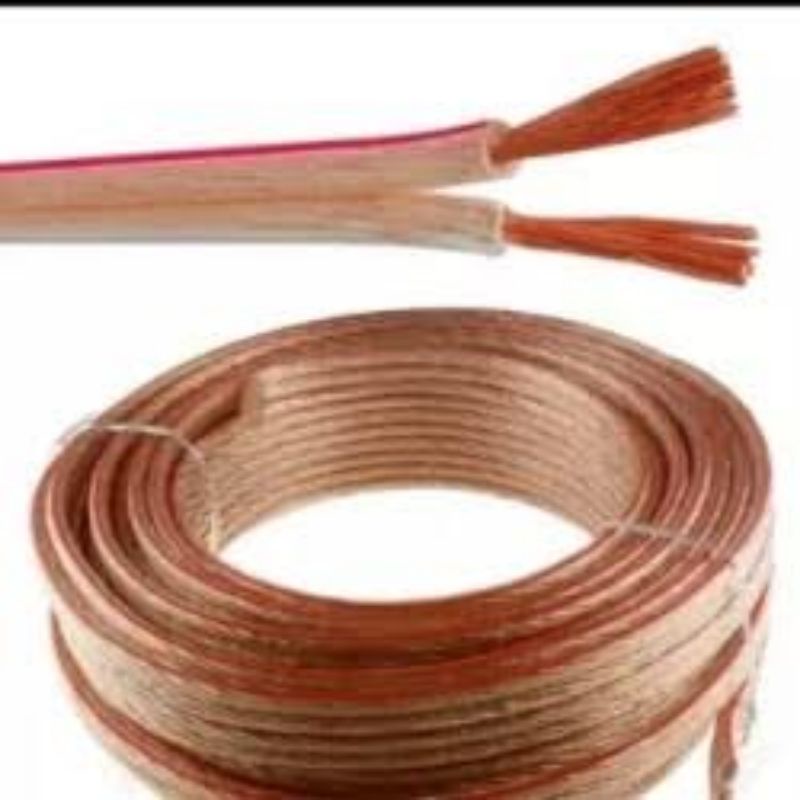 Kabel Listrik Serabut Transparan Kualitas Bagus besar kabel 2x30