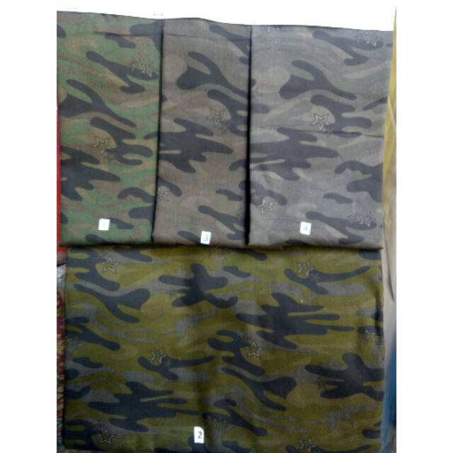 BAHAN KAIN LORENG TEBAL MOTIF BINTANG / KAIN LORENG GULUNGAN (YARD)