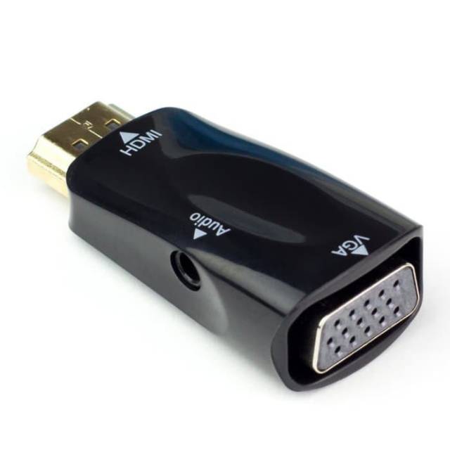Adapter VGA to HDMI Converter Female VGA to Male HDMI Konverter VGA HDMI FULL HD1080 Audio Jack3.5mm