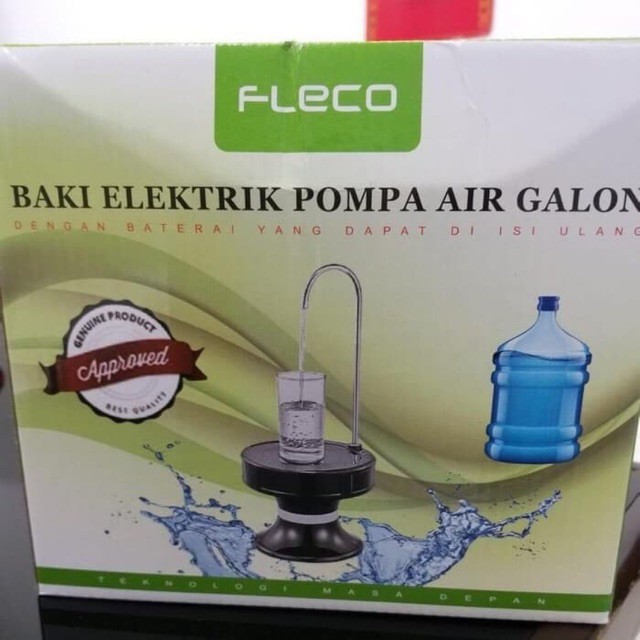 Pompa Galon air Elektrik FLECO F-P831 - BAKI ELEKTRIK POMPA AIR GALON - Pompa Galon Elektrik