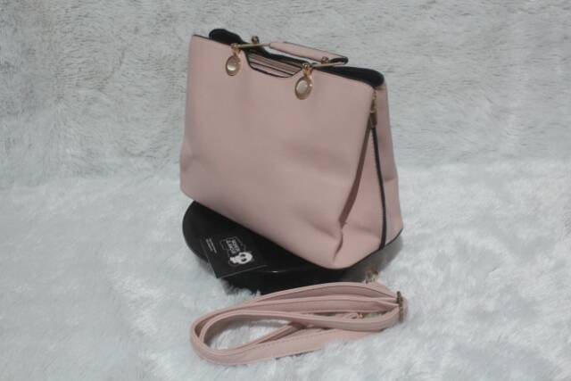 TAS IMPORT HAND BAG/SLING BAG WANITA KOREA ORIGINAL LIGHT PINK