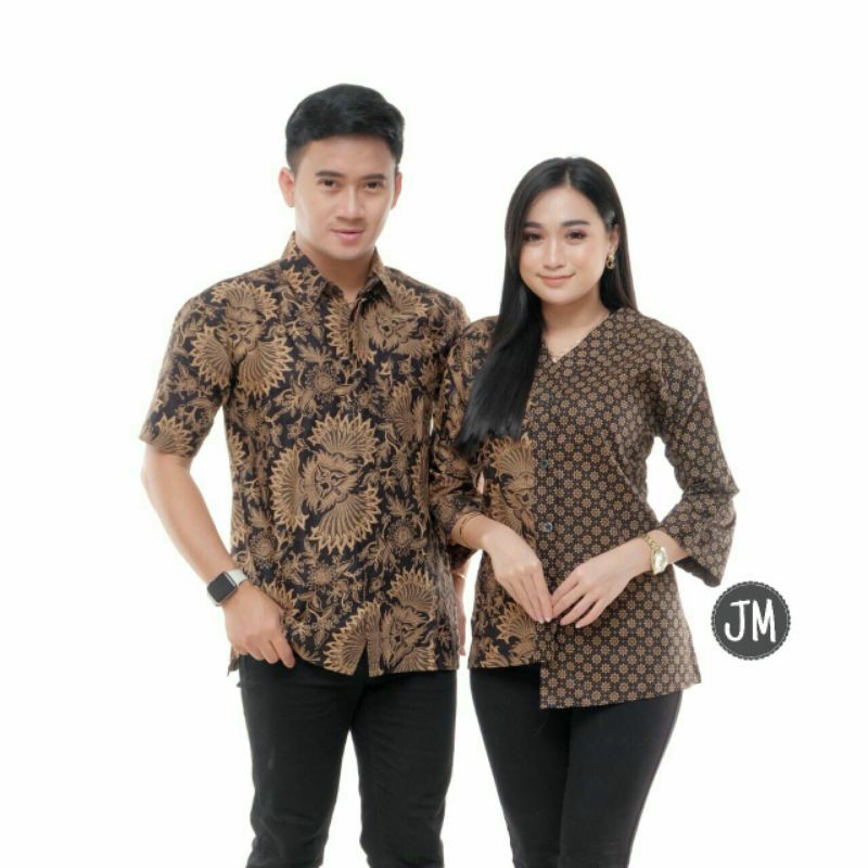 Maura Couple - Sania Ruffle Batik Couple Ori Ndoro Jowi Garansi Termurah Shopee