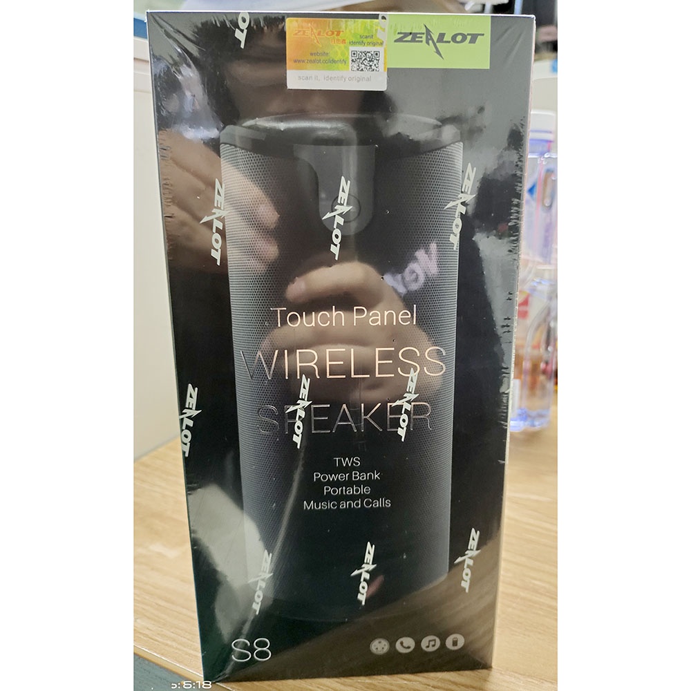 Zealot S8 Bluetooth Speaker dengan Powerbank 4000mAh