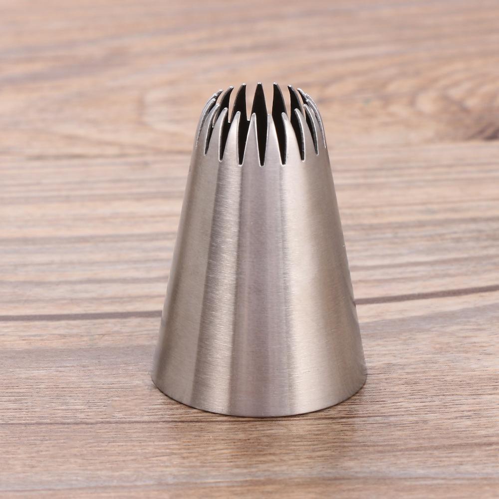 Terpopuler #195icing Piping Nozzle Bakery Pastry Tips Stainless Steel Aksesoris Dapur Alat Es Krim