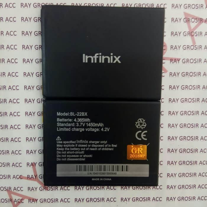 Baterai Original Infinix BL-22BX BL 22BX Hot 2 X510