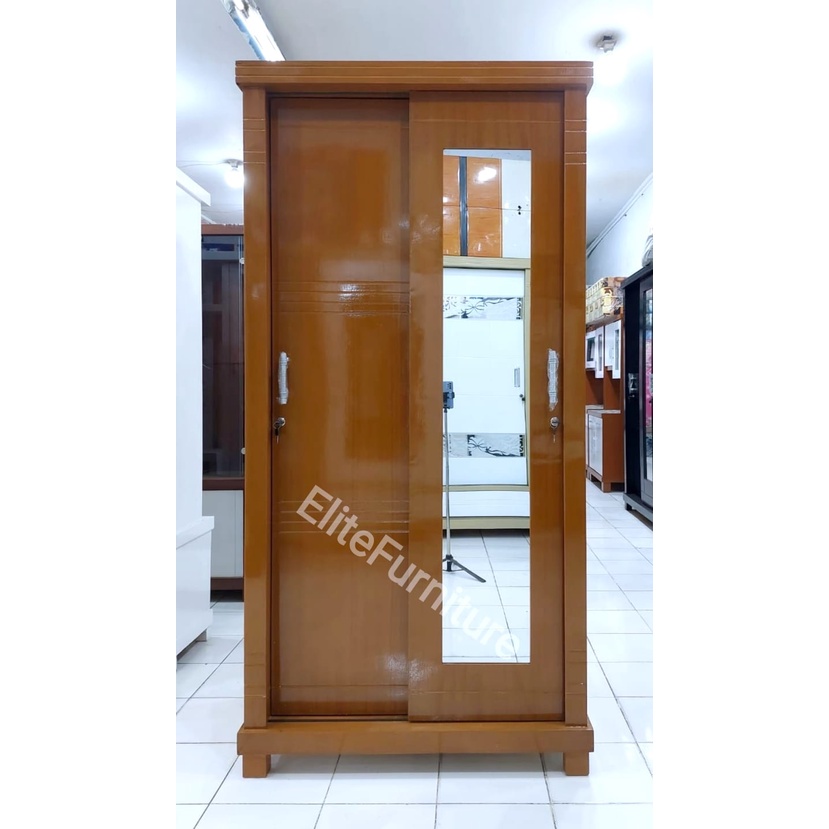 Lemari Pakaian Sliding 2Pintu , Lemari Baju 2Pintu Sliding , Lemari Baju Gamis , Lemari Pakaian Slid