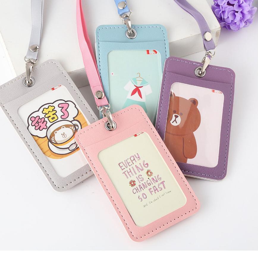 

LANGSUNG ATC.. Tempat kartu eksklusif / ID card / Tag holder Dengan tali strap