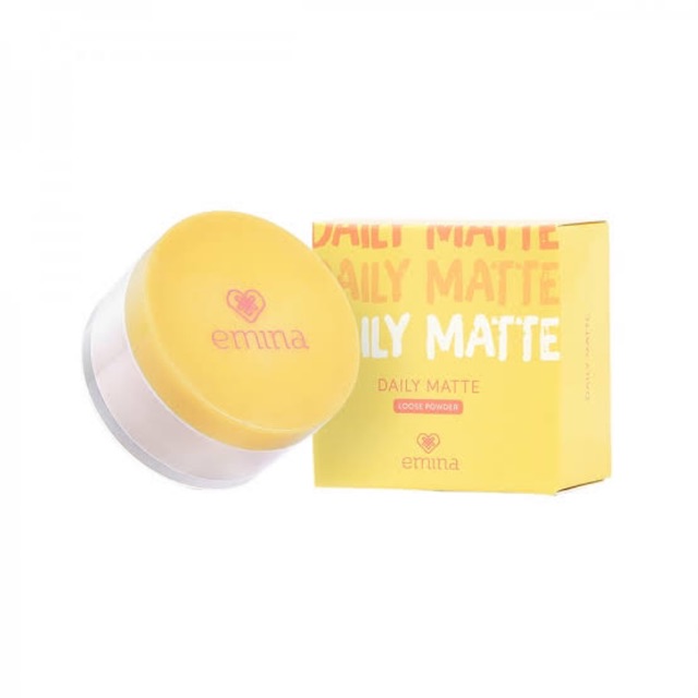 Emina Daily Matte Series - Emina Daily Matte Loose Powder Emina Daily Matte BB Cream Emina Daily Matte Compact powder - Daily Matte Cushion