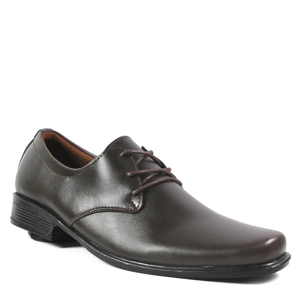 MS Shop - Sepatu Pantopel Pria Crocodile Cester Coklat Slop Formal Kerja Kantor Kondangan Guru