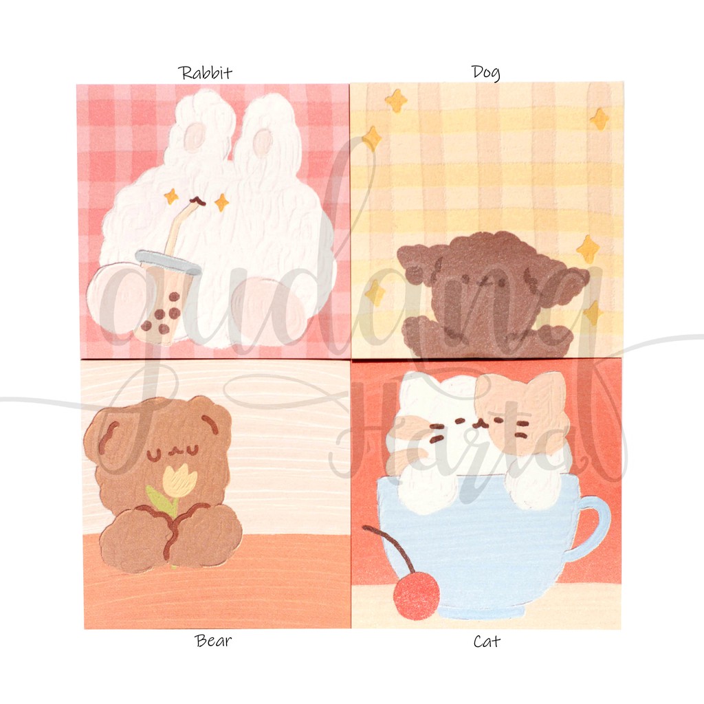 

GCC Memo Pencil Color Animal Notes Lucu Memo DIY Scrapbook 301253