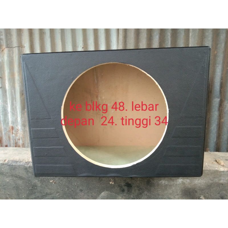 box subwoofer 12 inchi box speaker mobil monitor bahan mdf lapis spoon kulit harga tertera per pcs