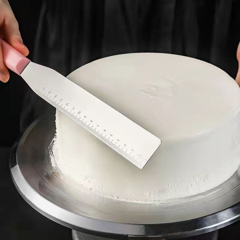 Pisau Spatula Oles Butter Cream Knive Dekorasi Cake Kue Penggaris Krim