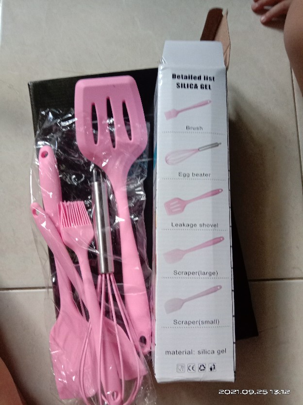 Canel&co Silicone Kitchenware Set Aksesoris Dapur Memasak Memanggang Spatula Cooking Set Peralatan