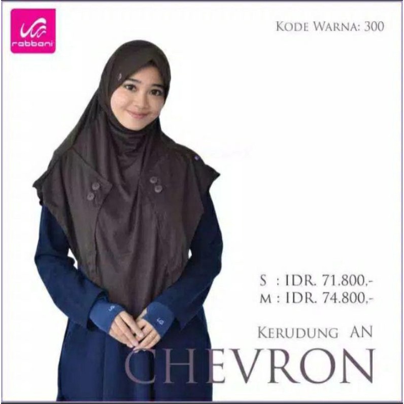 Kerudung Rabbani ORI model Aj Chevron