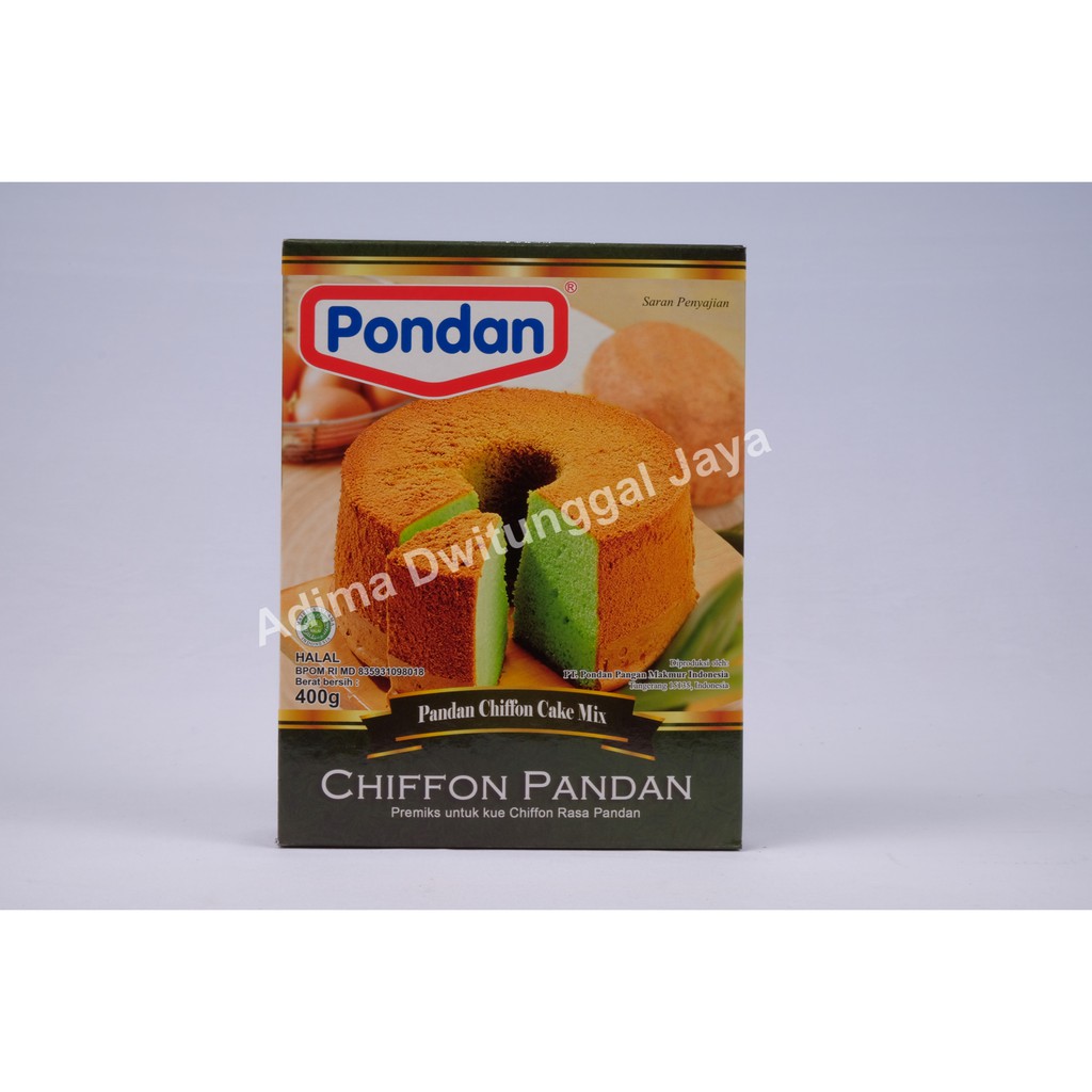 Pondan Chiffon Pandan 400 gr