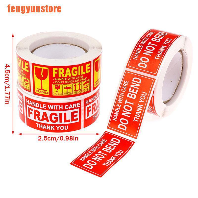 

Label Fragile Ecer 10 pcs Untuk keamanan pengiriman Paket