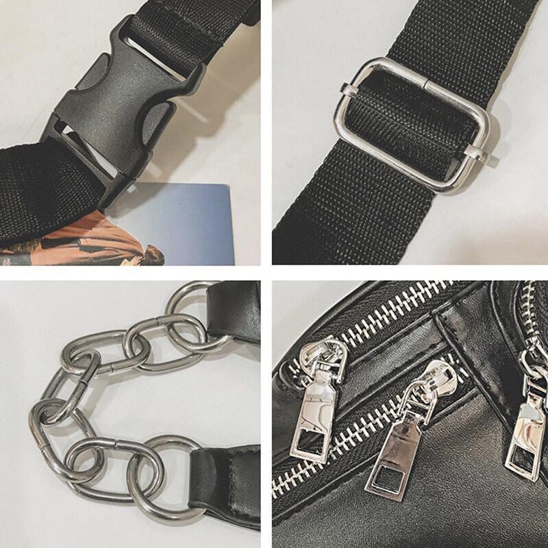 Grosir - T339 Tas Waistbag Unisex / Tas Wanita &amp; Pria / Slingbag / TasSlempang Unisex / Import Batam