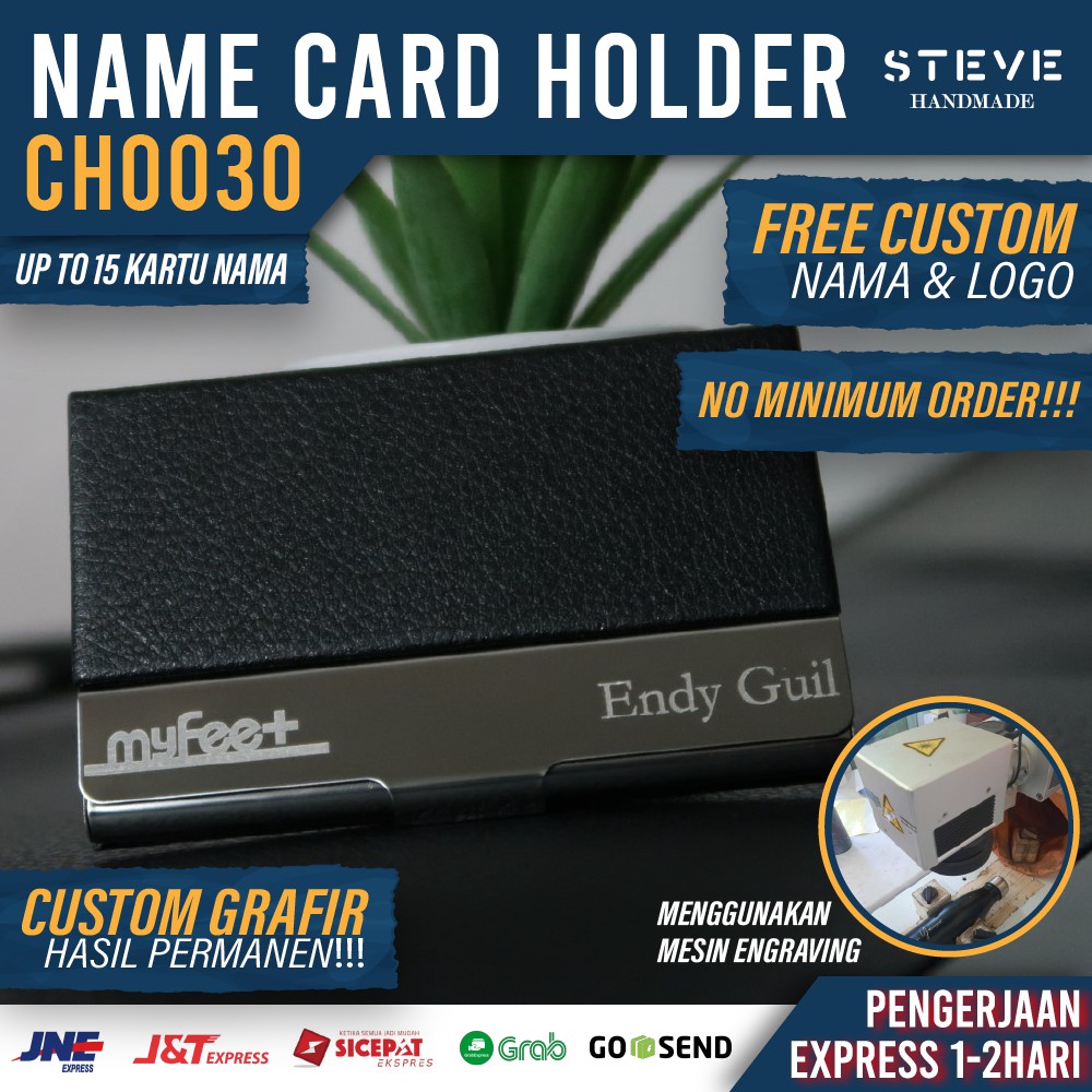 Tempat Kartu Nama Name Card Holder Dompet Kartu Kredit Credit Card Holder CH0030