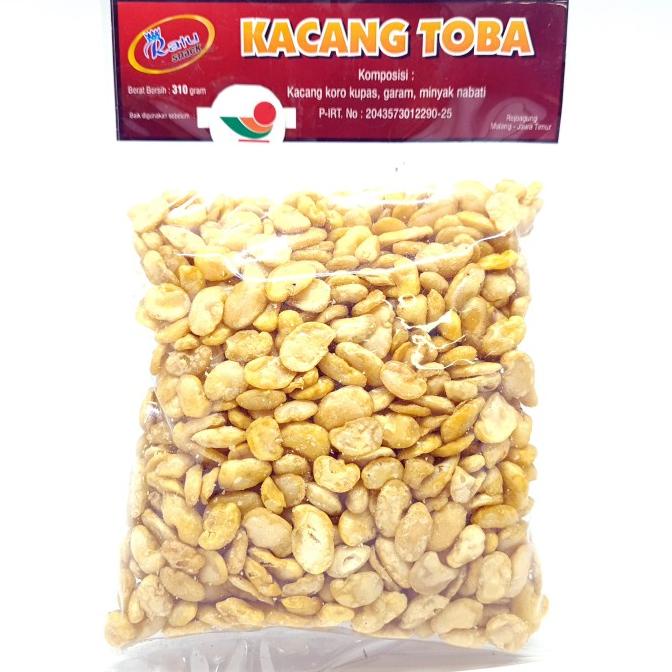 

+%+%+%] RATU KACANG TOBA 310gr | KUPAS MATANG ASIN GURIH KORO BALI PREMIUM