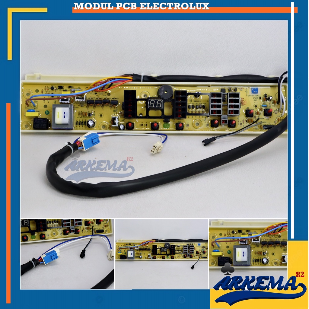 MODUL PCB MESIN CUCI ELEKTROLUX | TYPE EWT704S / EWT7042S / EWT854 | CODE PART ZTL75