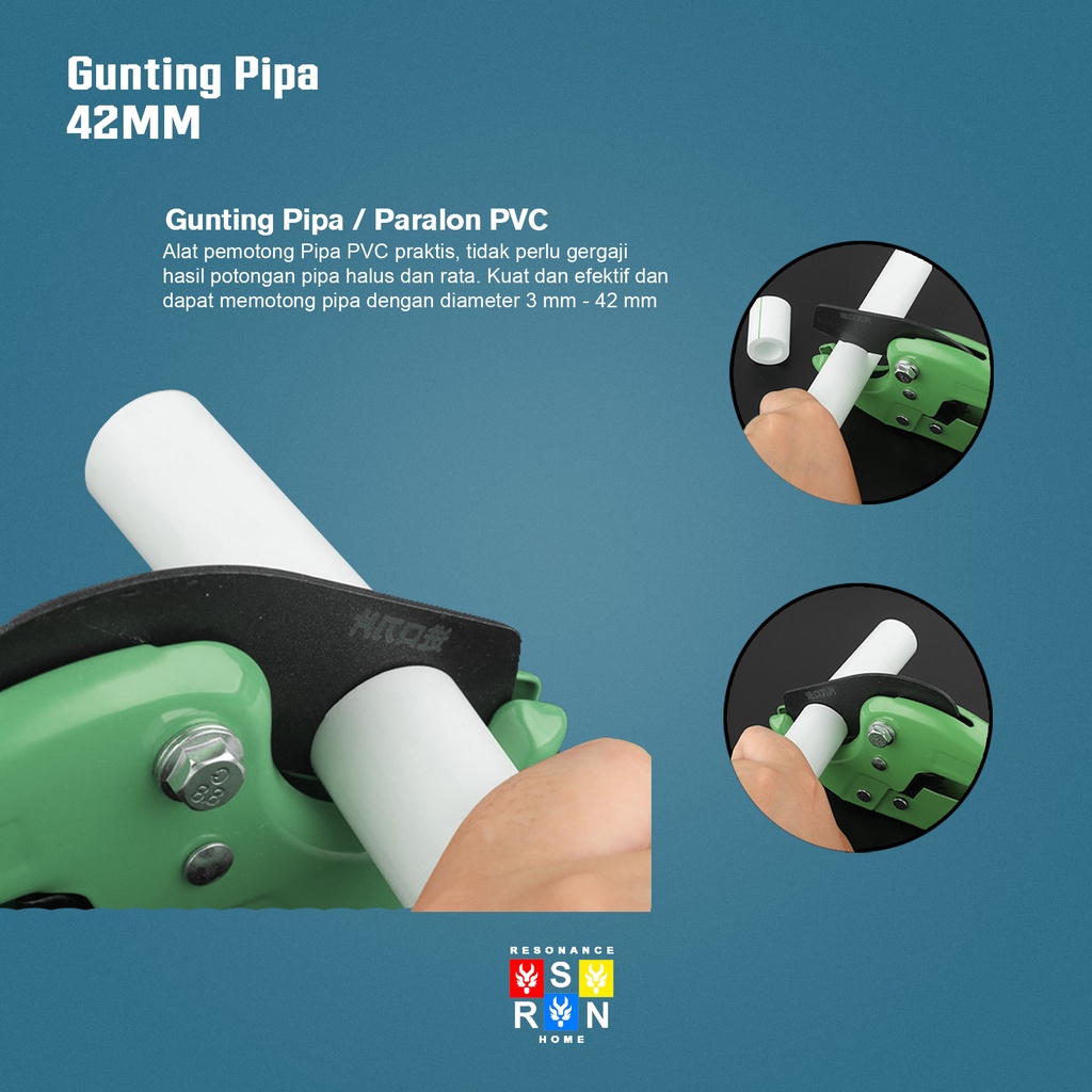 Gunting Pipa Ukuran 42MM / Pipe Cutter Resonance Home