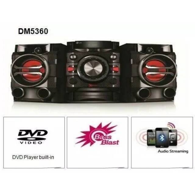 LG DM5360 HIFI DVD MINI COMPO - DM-5360