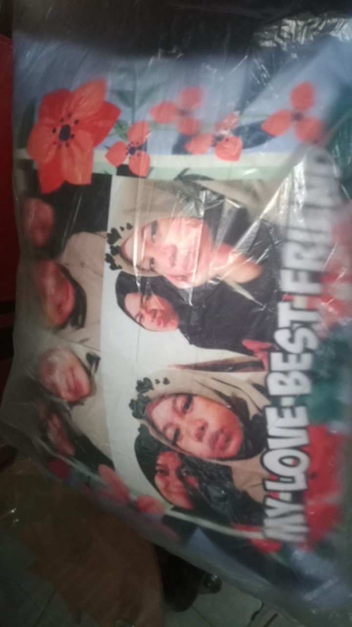 Bantal Custom Design Foto Cetak 2 Sisi