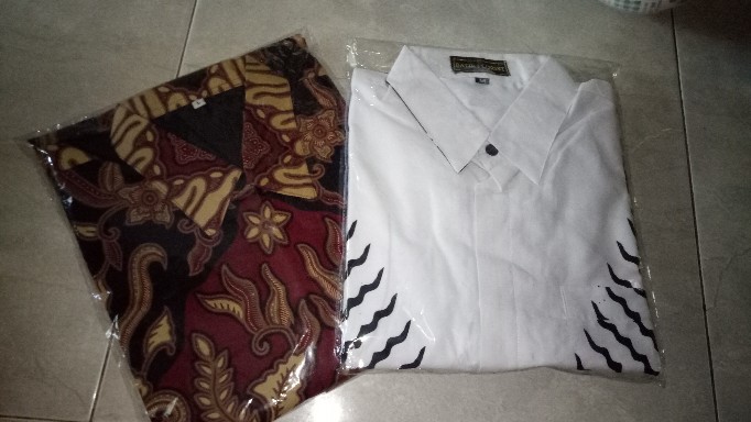 Ambaliko Pendek Kemeja Batik Pria Full Furing Katun Halus Baturaden